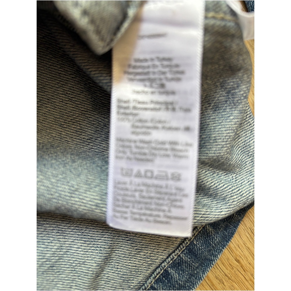 Madewell Denim Lady Jacket Womens Medium Wash Button Front Blue Size XS - Picture 12 of 12